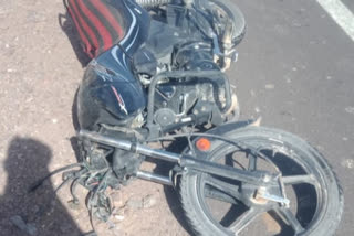 siwana news, Bike rider dies in road accident