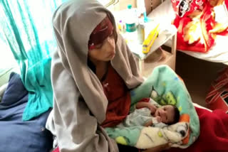 आगरा से परीक्षा देने आई महिला ने दिया बेटी को जन्म