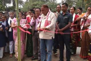 বিহালীত কেইবাটাও উন্নয়নমূলক কামৰ শুভাৰম্ভ ৰঞ্জিত দত্তৰ