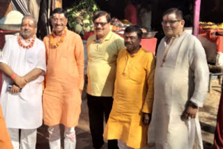 BJP MP Sanjay Seth worshiped at Basukinath Temple in dumka
