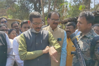 BJP state president visits village after narsanhar