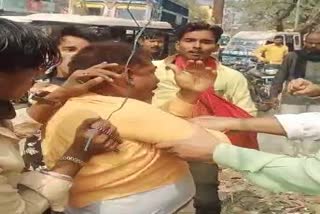 ballia beating youth viral video