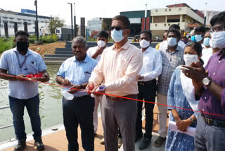 smart city pond open in covai