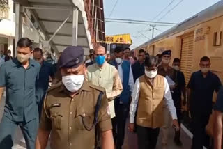 अलवर की ताजा हिंदी खबरें, Alwar Mathura railway route inspection