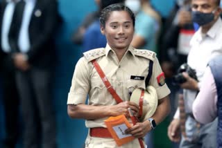 Hima Das inducted as DSP in Assam