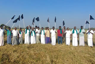 kudavasal farmers black flag protest