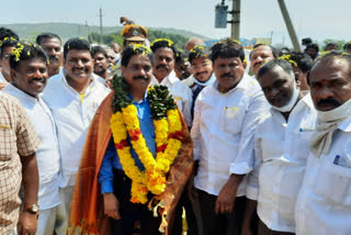 APDMC managing director venkatreddy tour in mangampeta maining