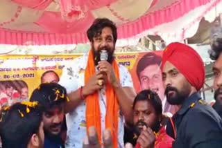 Dhruva Sarja visited Shidlaghatta-Chikkaballapur