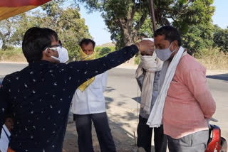 Bus passengers not screening at Pandhurna check post chhindwara