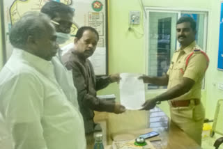 Complaint over the disappearance of TDP councilor candidate