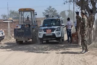 illegal sand dumping