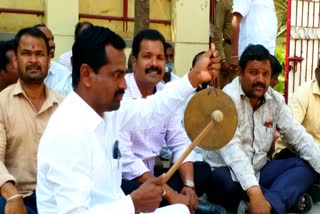 Protest by Private Education Institutes at kalburgi