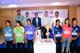 Odisha Women's League jersey launch ceremony held today at Kalinga Stadium