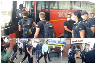 SA womens team arrive at lucknow airport for limited over series against India