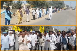 cpim protest in rajasthan,  cpim protest in hanumangarh