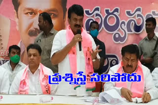 minister talasani in mlc election campaign in musheerabad in hyderabad today