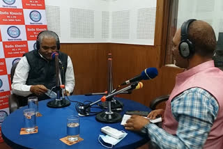 jack chairman arrives ranchi university radio station