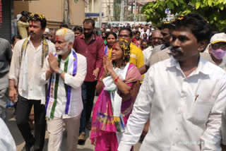 ycp mp vijayasai reddy election campaign