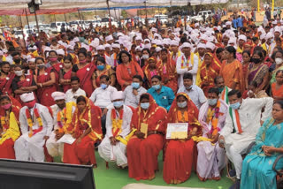 247 couples married in kondagaon in mass wedding ceremony