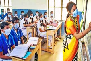 3 Teachers and 12 Students tested positive at a school in Telangana