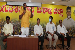 tdp on gvmc elections