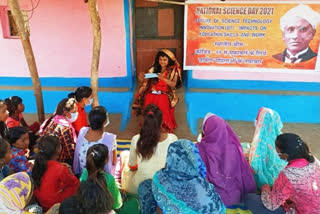 Making rural women aware of Corona