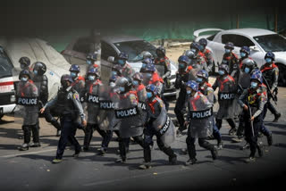 Myanmar protest, file photo