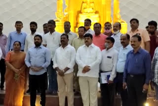 Nagarjunasagar Buddhavanam was visited by Errol Srinivas, Chairman, Telangana State SC and ST Commission