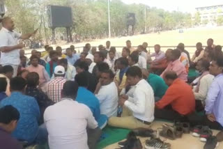 para teachers warn of encircling jharkhand assembly in ranchi