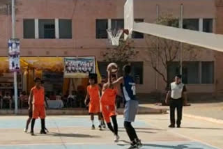 Basketball tournament in nagaur, rajsamand latest hindi news