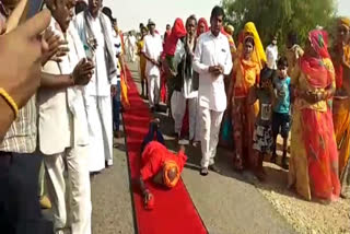 करणी माता रथ दर्शन के लिए उमड़े श्रद्धालु, Devotees for Karni Mata Rath Darshan