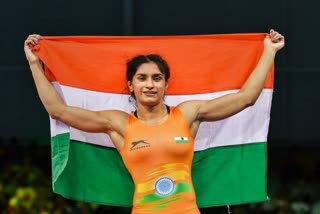 Wrestler Vinesh Phogat wins gold medal in the womens 53 kg at the Outstanding Ukrainian Wrestlers