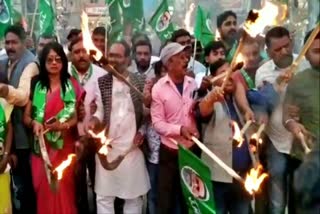 jmm-took-out-procession-in-ranchi