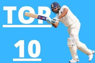 Rohit Sharma breaks into top-10 for the first time