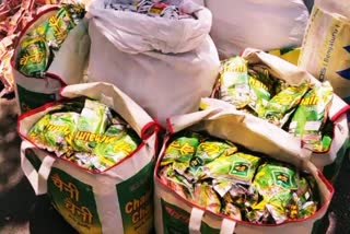 Drugs worth Rs 10 lakh seized in Puducherry  Gutka Seized In Puducherry  Gutka Seized  புதுச்சேரியில் ரூ.10லட்சம் மதிப்பிலான போதைப் பொருள்கள் பறிமுதல்  புதுச்சேரியில் ஹான்ஸ் பறிமுதல்  போதைப் பொருள்கள் பறிமுதல்