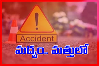 Bike hit a divider Two injured in meerchowk hyderabad