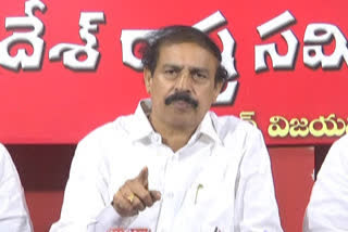 cpi state secretary Ramakrishna fires on ycp on detaining chandrababu at renigunta airport