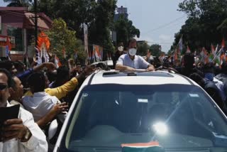 Rahul gandhi road show