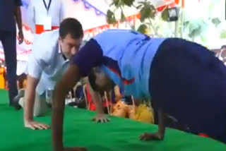 Watch: Rahul takes part in dance and push-ups challenge