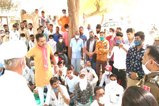 Villagers protest in Jodhpur, चोरी की वारदातें