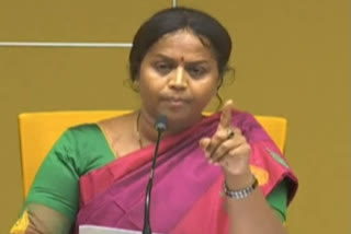 tdp leader panchumarthi anuradha fires on ycp about detaining chandrababu at renigunta airport