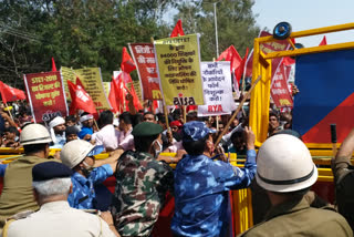 protest in Patna