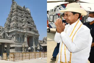 The CM KCR will visit Yadadri on the 4th march 2020
