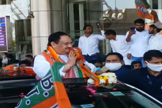 जेपी नड्डा पहुंचे जयपुर, JP Nadda reached Jaipur