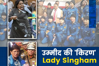 Sub Inspector Kiran Sethi gives self-defense training to women in Delhi Police