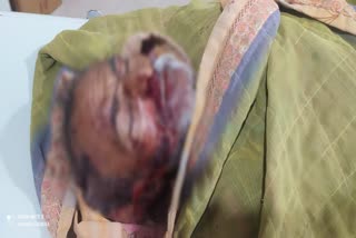 A Son murderd his father in bagalakot