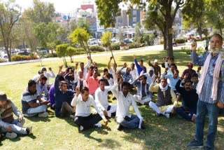 sirsa all employees union protest