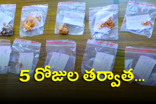 anumula gold theft arrested and 22 thulas ornaments seized