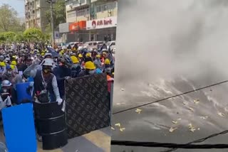 Myanmar: Yangon protesters defiant despite police crackdown