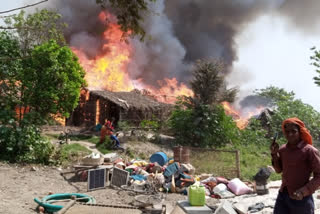 houses burnt in bhagalpur